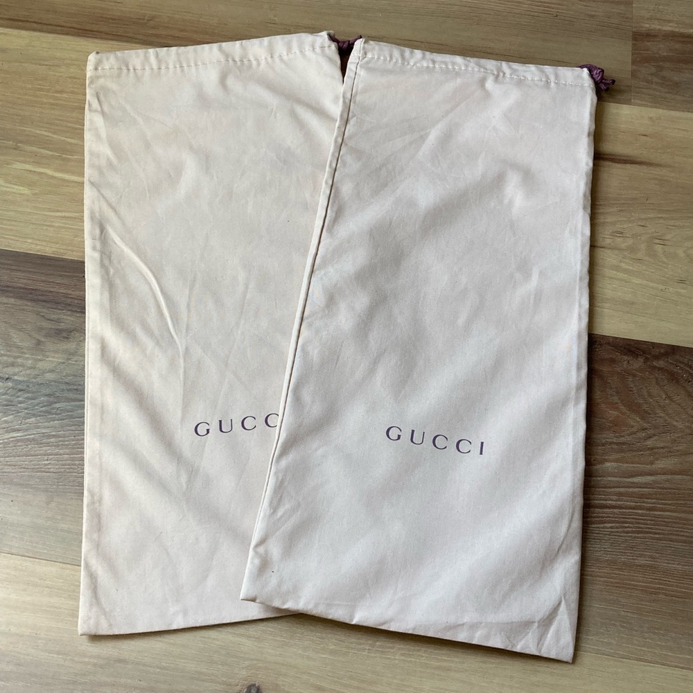 Authentic Gucci Shoe Duster Bags